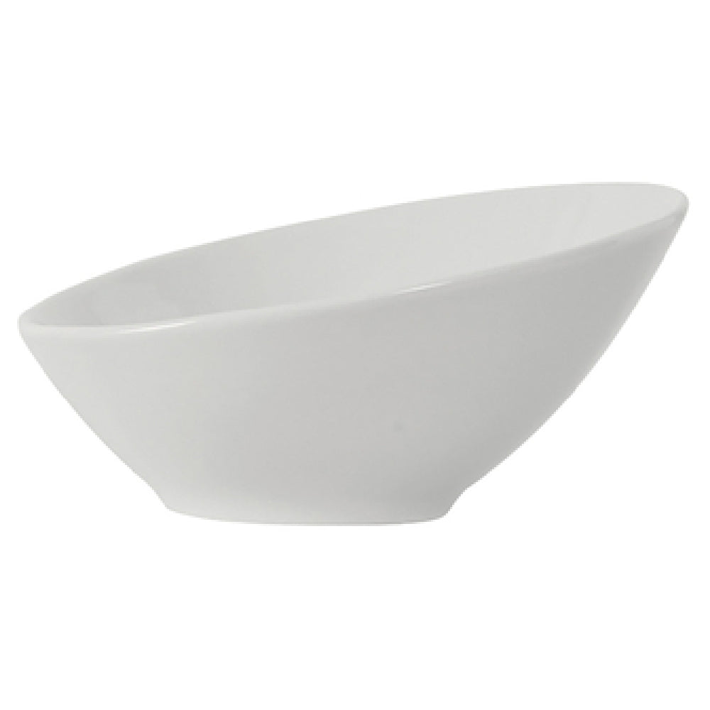 Tuxton GLP-403 Mini Slant Bowl 8 Oz. 6" Dia. X 3" H