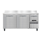 Continental Refrigerator RA68SNBS Refrigerated Base Shallow Depth Worktop Unit