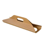PacknWood 210CUPC4 - Kraft Paper 4 Cup Carrier, 16.5"L X 3.7"H, (10oz., / 12oz., / 16oz., / 20oz.) (250 Pcs)