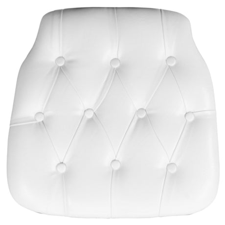 Flash Furniture SZ-TUFT-WHITE-GG Chair Cushion 15-3/4"W X 15-3/4"D X 1-1/2"H Designed For Crystal