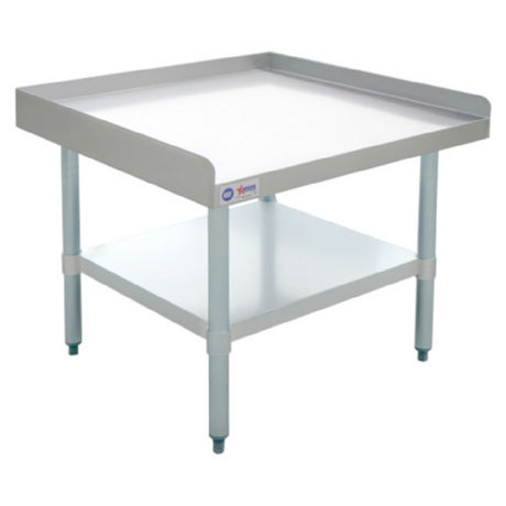 Omcan 47695 (47695) Equipment Stand 30"W X 30"D Stainless Steel Top With 2" Upturn On Rear & Sides