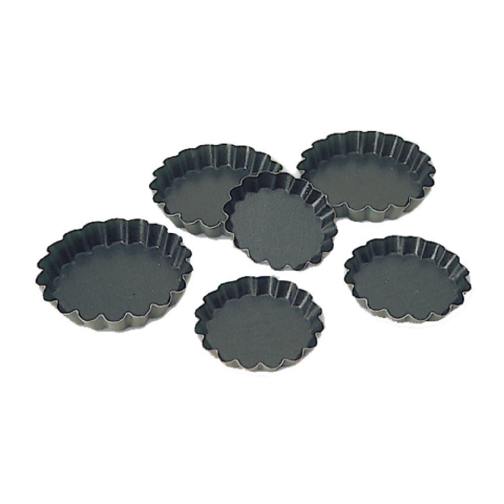 Matfer 332657 Exopan® Tartlet Mold 3-1/2" Dia. X 5/8"H Round