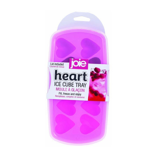 Harold Import Co. 32401 Joie Ice Cube Tray With Lid Heart Design