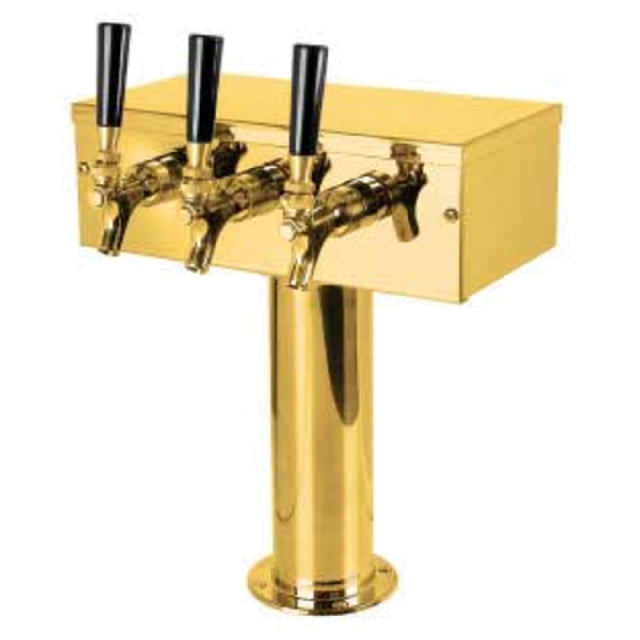 Micro Matic D7743PVDKR T Style Draft Beer Tower Countertop 12"W X 14-3/4"H