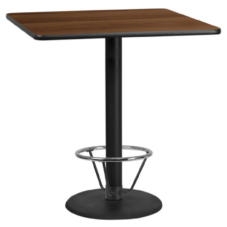 Flash Furniture XU-WALTB-4242-TR24B-4CFR-GG Stiles Table 42"W X 42"D X 43-1/8"H