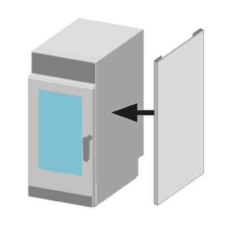 Lainox PAC101RU Stainless Steel Heat Shield For The Unit Side Panel Right Version