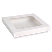 PacknWood 210KRAYWH195 - Kray Take Out Box, 60 Oz., Base: 7.1" X 7.1" X 2"