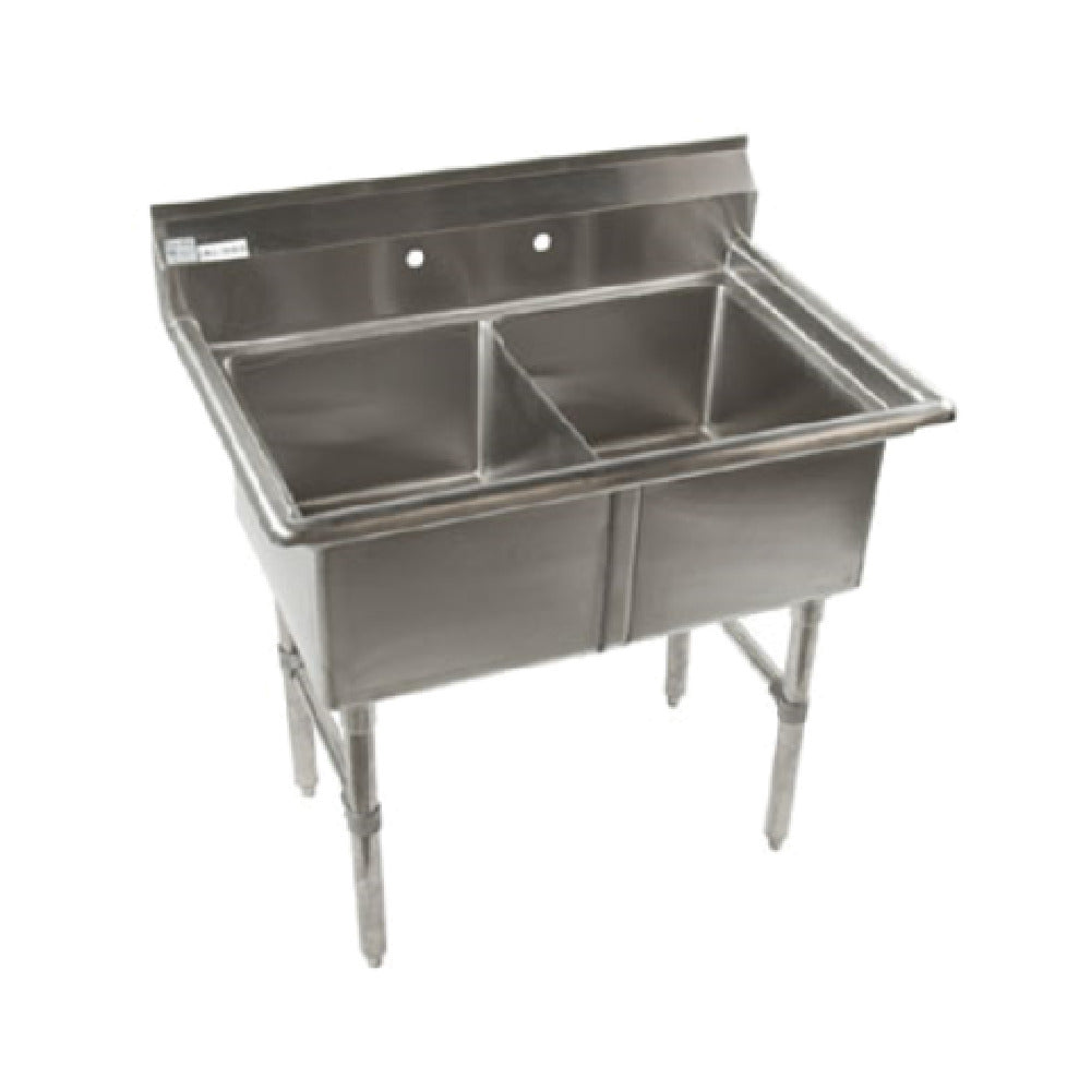 Klinger's Trading ECS2 Economy Sink Two Compartment 37"W X 26"D X 41"H