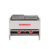 American Range AECB-48_NAT - Lava-Rock Broiler, Gas, Countertop