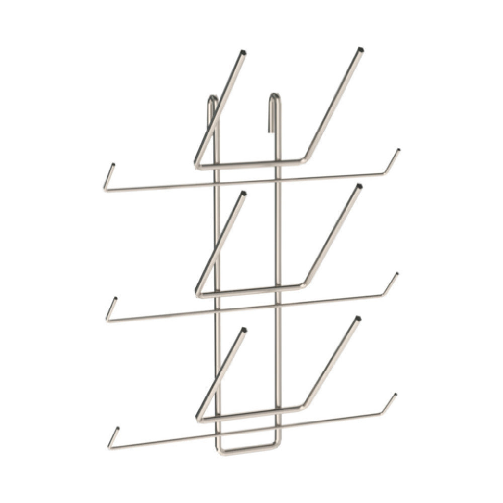 Metro BH6S - SmartWall Life Bottle Drying Rack, Holds (6) Bottles & Caps, Type 304 Stainless Steel