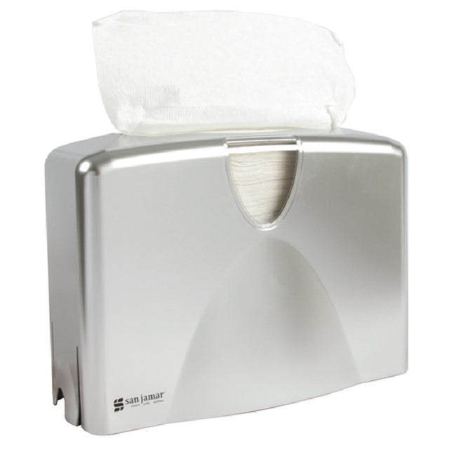 San Jamar T1740SS Towel Dispenser 12"W X 5-1/2"D X 8-1/2"H Countertop