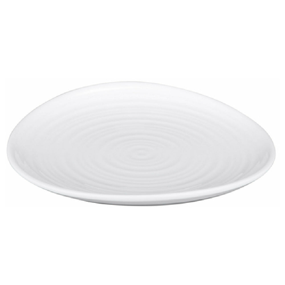 GET Enterprises DS8-W Elite Global Solutions Plate 8" Dia. X 1-1/4"H Round