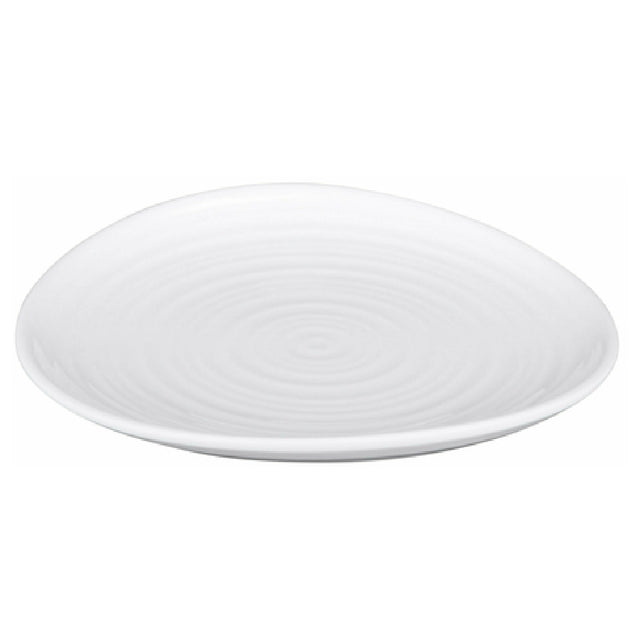 GET Enterprises DS8-W Elite Global Solutions Plate 8" Dia. X 1-1/4"H Round