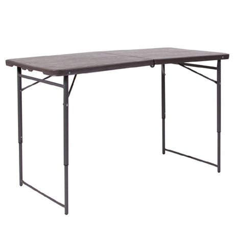 Flash Furniture DAD-LF-122Z-GG Folding Table 23-1/2" 48-1/4" X 21-1/2" 29-1/2" Adjustable Height