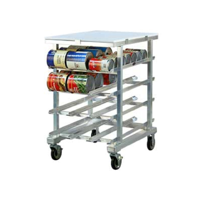 New Age Industrial 1227 Can Storage Rack Mobile Half-size