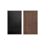 Risch 1000H-SHERWOOD - Sherwood Faux-wood Single Panel Check Presenter (specify Color)