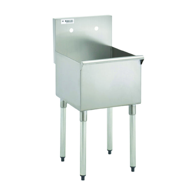 Hubert 27874 - Kratos Utility Sink, 18"W X 21-1/2"D X 41"H, (1) Compartment