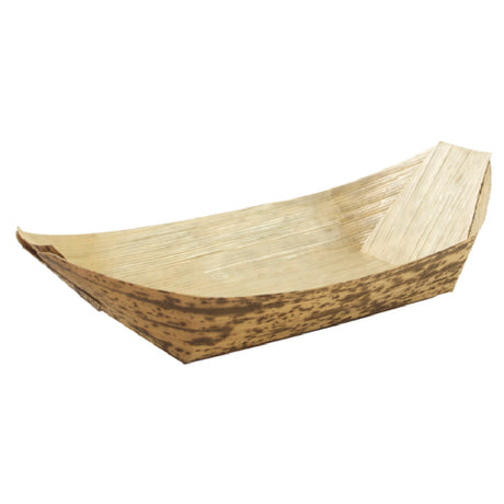PacknWood 210BJQ8 - Zebra Leaf Boat, 0.5 Oz., 3.5" X 1.7" X 0.5"H