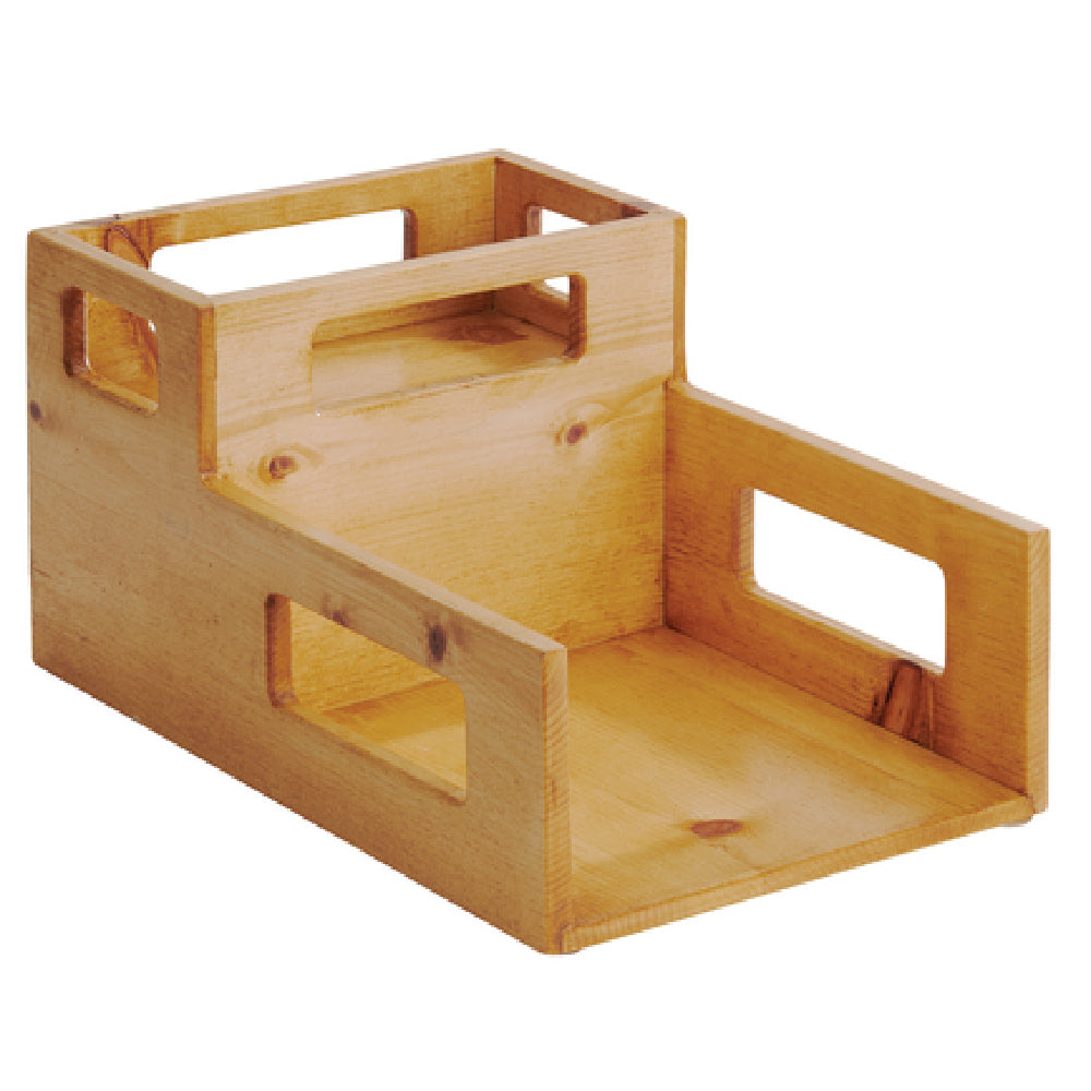 Cal Mil 22068-99 Madera Plate & Napkin Holder 2-compartment 10-1/4"W X 15"D X 8-1/4"H