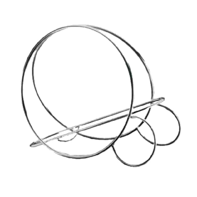 Bauscher Hepp 06.8045.5080 - Red Wine Cradle, For 26-3/10 Oz. Bottle, 18/10 Stainless Steel