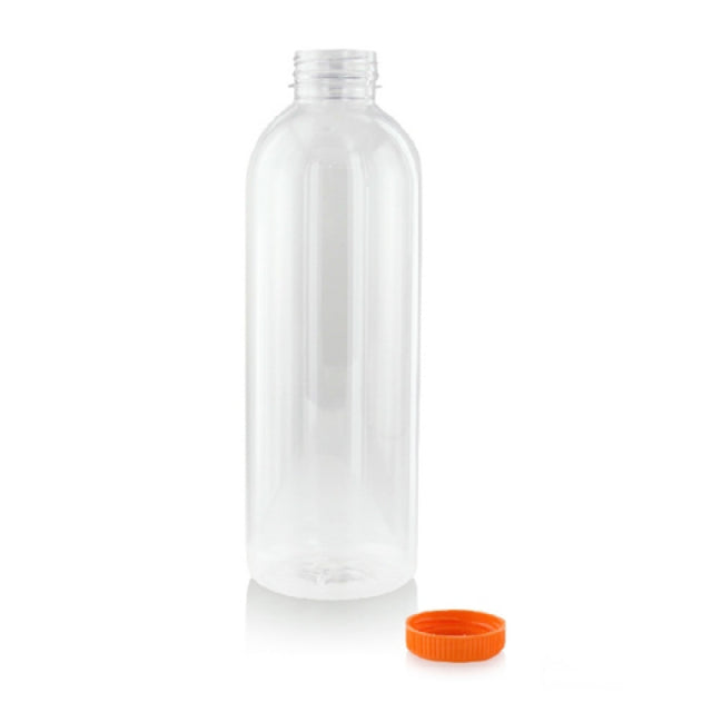 PacknWood 210BOUT1002 - Bottle With Orange Cap, 34 Oz., Reusable