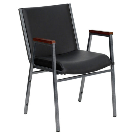 Flash Furniture XU-60154-BK-VYL-GG Hercules Series Heavy Duty Stacking Chair 550 Lb. Weight Capacity