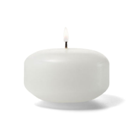 Hollowick FC2W-144 Select Wax® Floating Candle 2" Dia. X 1-3/16"H White (144 Each Per Case)