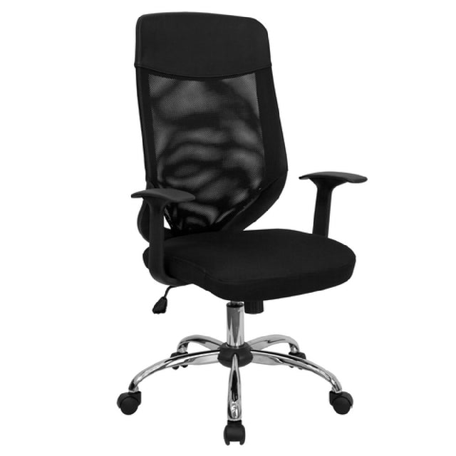 Flash Furniture LF-W952-GG Executive Swivel Office Chair 42-1/4" To 45-1/4" Adjustable Height