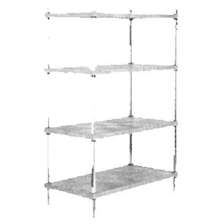 SPG PS1836S - AMCO II® Plasteel® Shelf, 36"W X 18"D, Steel-reinforced Plastic Shelves Support 1000 Lbs. Each