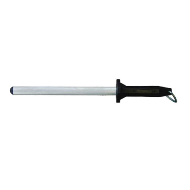 Omcan 13773 (13773) Diamond Sharpening Steel 10" Black Handle