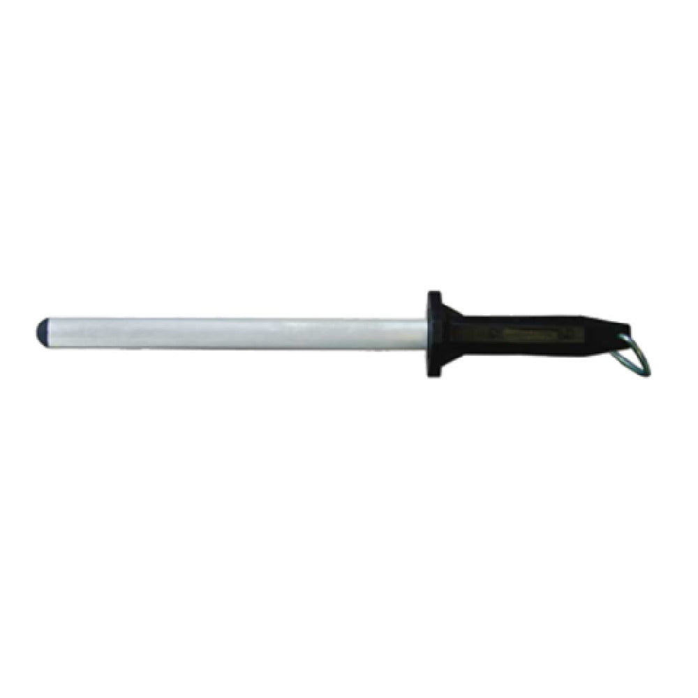 Omcan 13774 (13774) Diamond Sharpening Steel 12" Black Handle