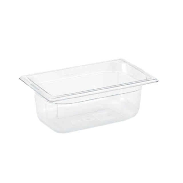 Vollrath 8044410 Super Pan® 1/4 GN Food Pan 4" Deep Low-temp Polycarbonate Clear Plastic