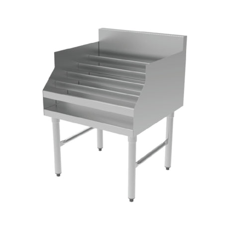 GSW USA BS-LDR2424 Liquor Display Rack 5-tiered Free Standing
