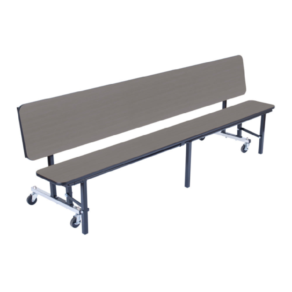 National Public Seating CBG72 NPS® Convertible Bench Cafeteria Table 29"W X 72"D X 29"H