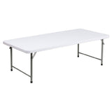 Flash Furniture RB-3060-KID-GG Kid's Folding Table 60"W X 29"D X 19"H 260 Lb. Static Load Capacity