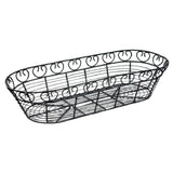 Winco WBKG-15 Bread/Fruit Basket 15" X 6-1/4" X 3"H Long Oval