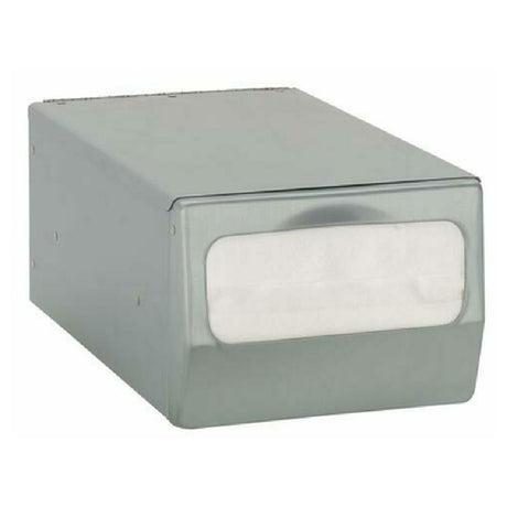 Dispense Rite CT-FULL-BS Napkin Dispenser Countertop Full Fold Napkin Sizes 4-1/2" To 5" X 6-1/2"