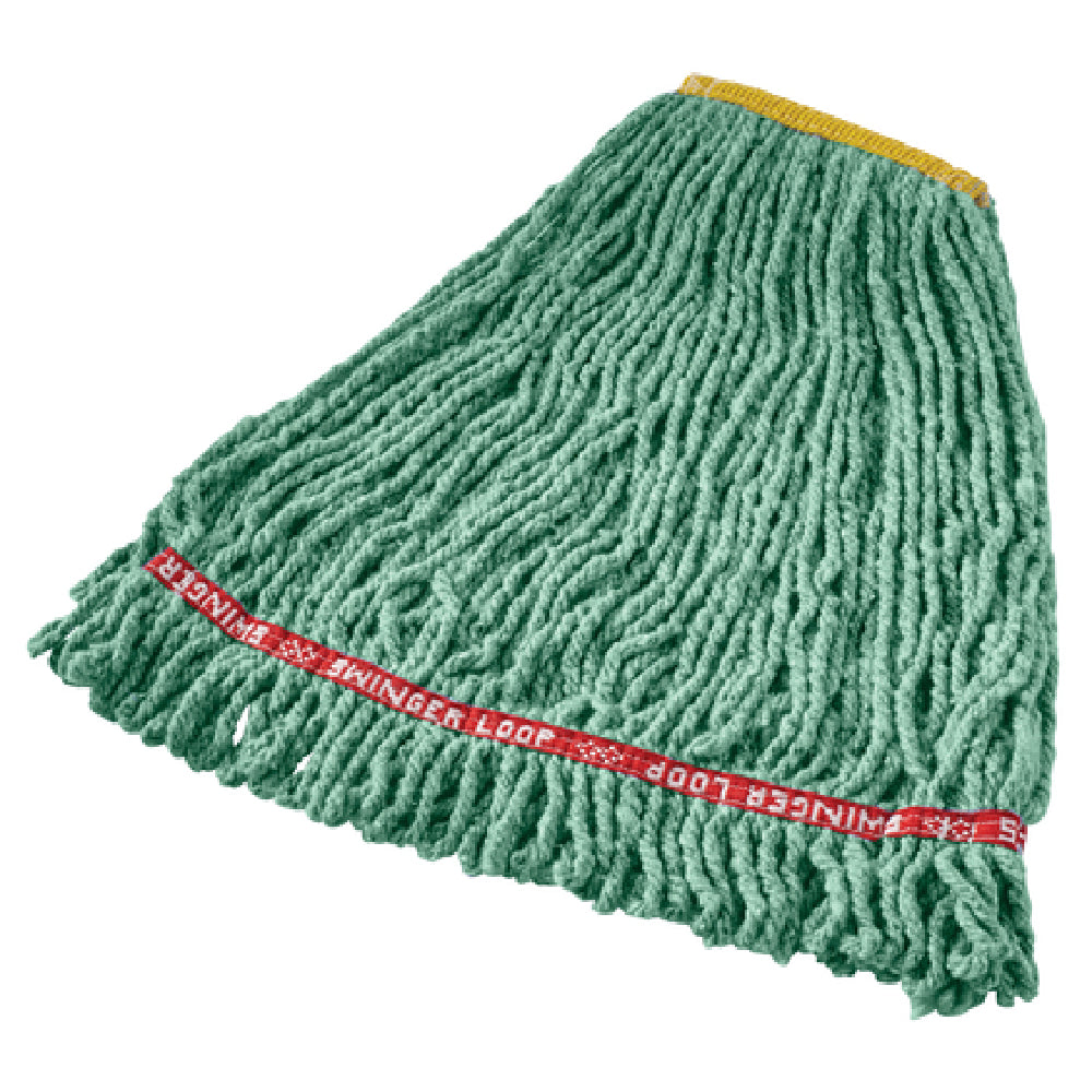 Rubbermaid FGA21206GR00 - Web Foot® Wet Mop, Medium, 4-ply Cotton/synthetic Blend