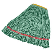 Rubbermaid FGA21206GR00 - Web Foot® Wet Mop, Medium, 4-ply Cotton/synthetic Blend