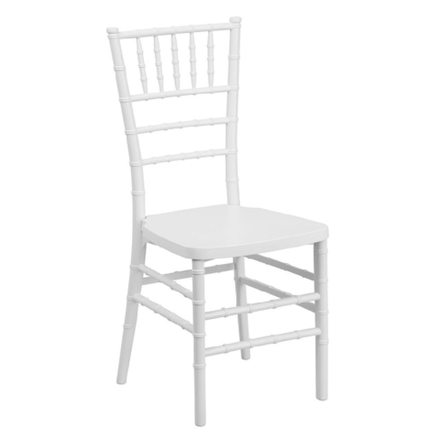 Flash Furniture LE-WHITE-GG Hercules Premium Series Stacking Chiavari Chair 1000 Lb. Weight Capacity