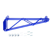 Hubert 13509 - CenPro Wall Mounting Brackets For Blue Epoxy Wire Shelving, 21" D