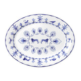 Steelite 82124AND0322 Oval Tary Misc 14.5" X 11.0" X 1.25" Sultans Garden Blue