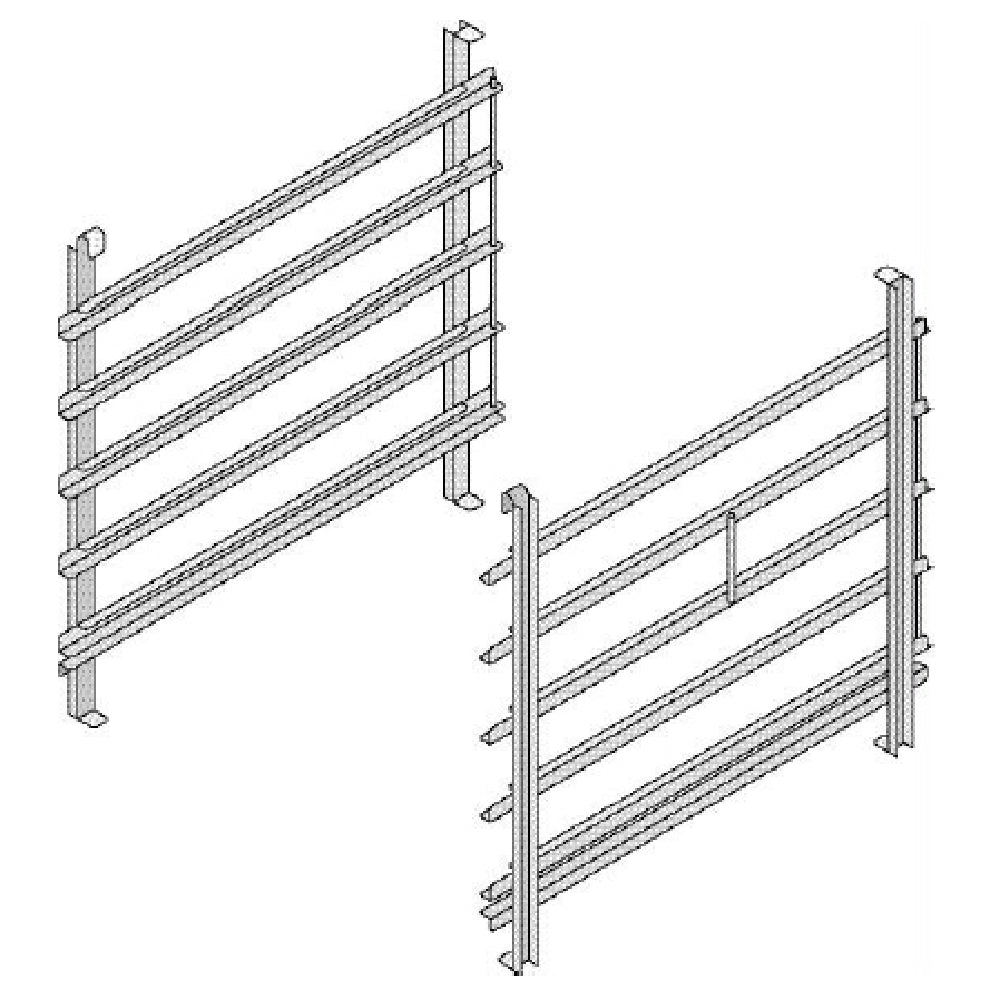 Rational 60.62.126 Hinging Rack Type 626 X 2/1GN (6 X 25-5/8" X 20-7/8") Rail Distance 2-5/8"