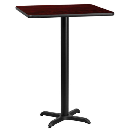 Flash Furniture XU-MAHTB-2424-T2222B-GG Table 24"W X 24"D X 43-1/8"H Bar Height