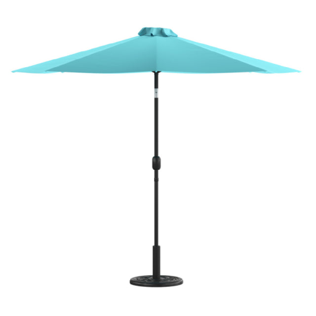 Flash Furniture GM-402003-UB19B-TL-GG Sunny Patio Umbrella 9 Foot Round Top