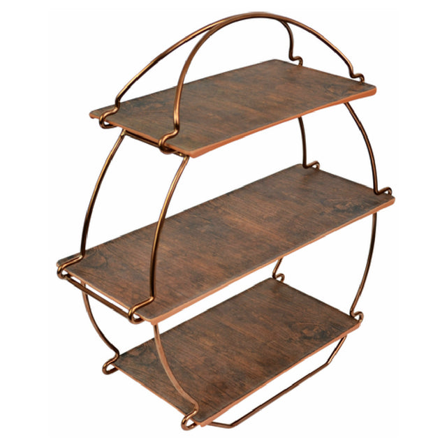 Bauscher Hepp TS3000RW - Display Stand, 14-1/4"L X 5-1/4"W X 15-1/4"H, 3-tier
