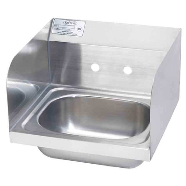 Krowne HS-26-LF - Hand Sink, Wall Mount, 16"W X 15"D X 14"H OA
