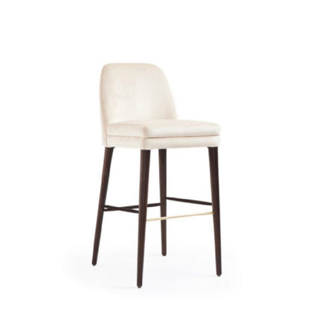 QA Group QABS-U272 Barstool Upholstered Seat And Back Wood Frame Fully Customizable. Commercial-grade Furniture Item.