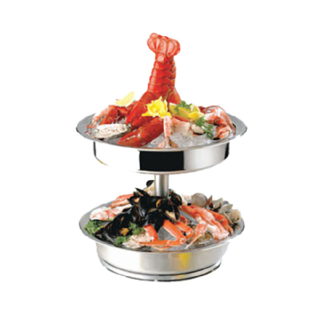 Bon Chef 61281 Seafood Tower 15-1/2" Dia. X 11-1/2"H Round