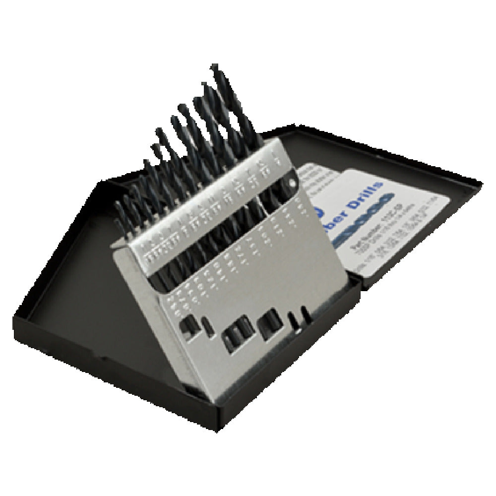 Franklin Machine Products 142-1109 Drill Bit Set 13 Drills 1/16" To 1/4" By 64ths Size Range